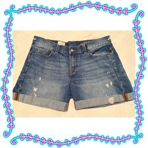 Women’s Gap distressed denim jean shorts - size 30r - Sexy Boyfriend BOGO offer